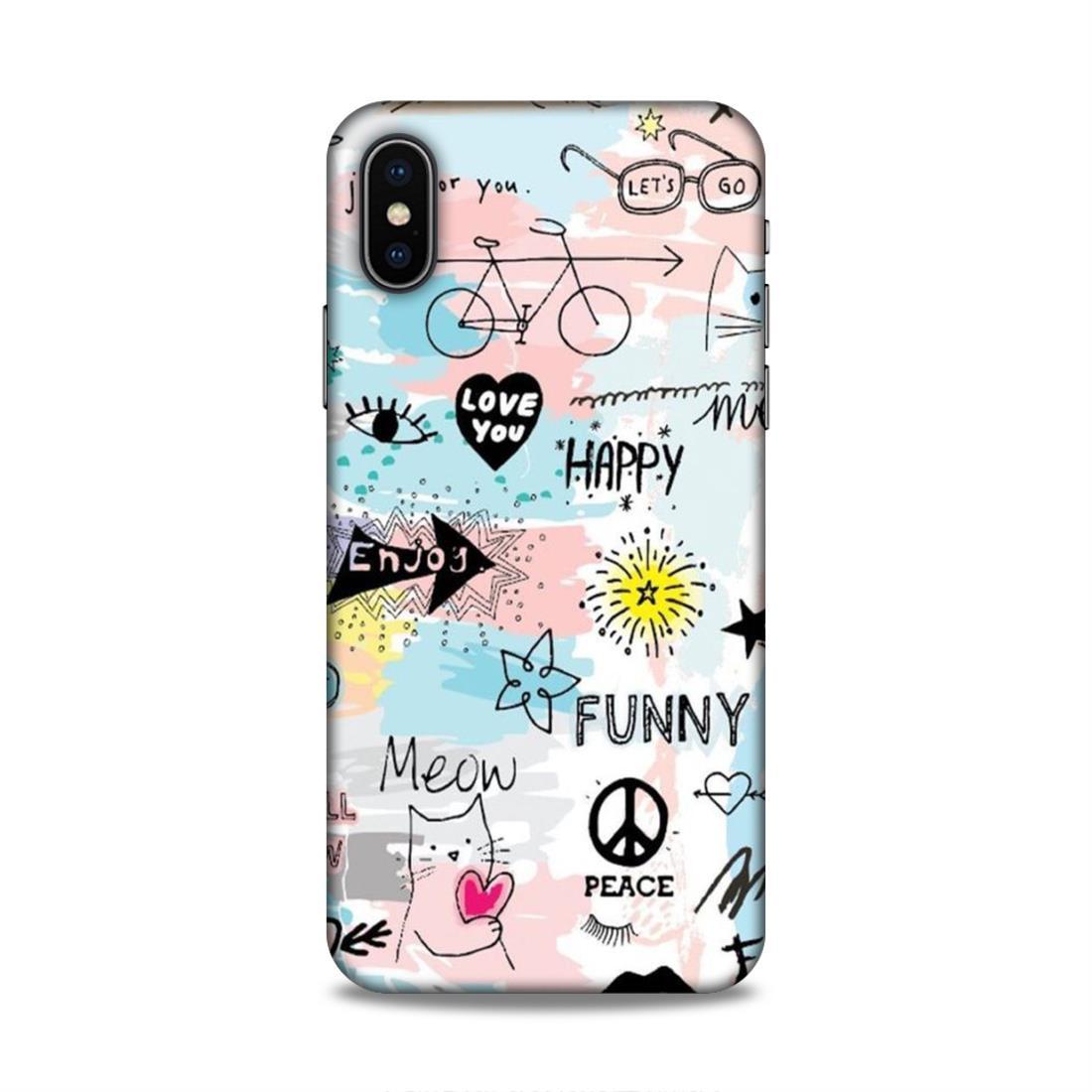 Cute Funky Happy iPhone X Mobile Cover Case