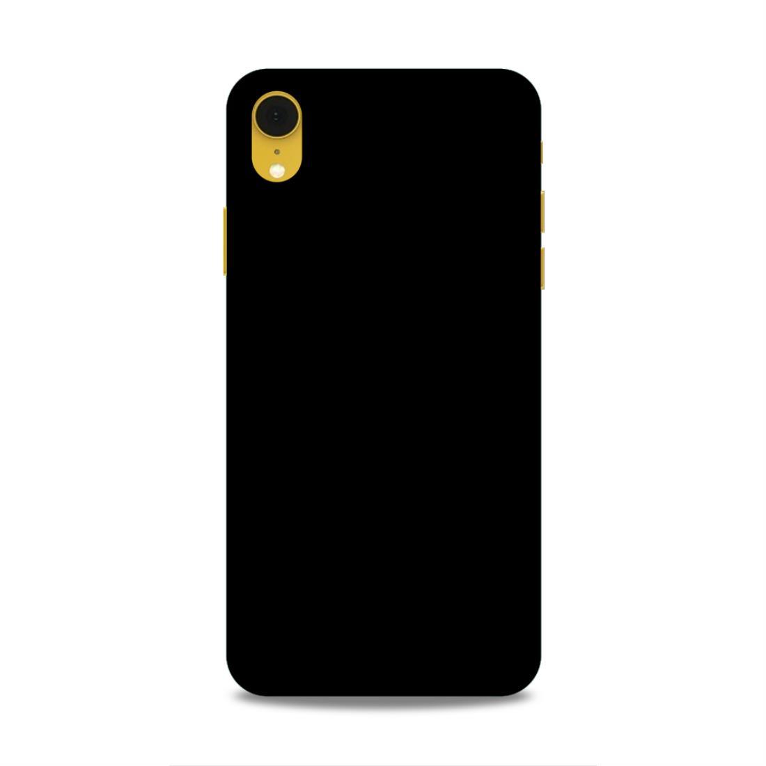 Black Classic Plain iPhone XR Phone Cover Case Case