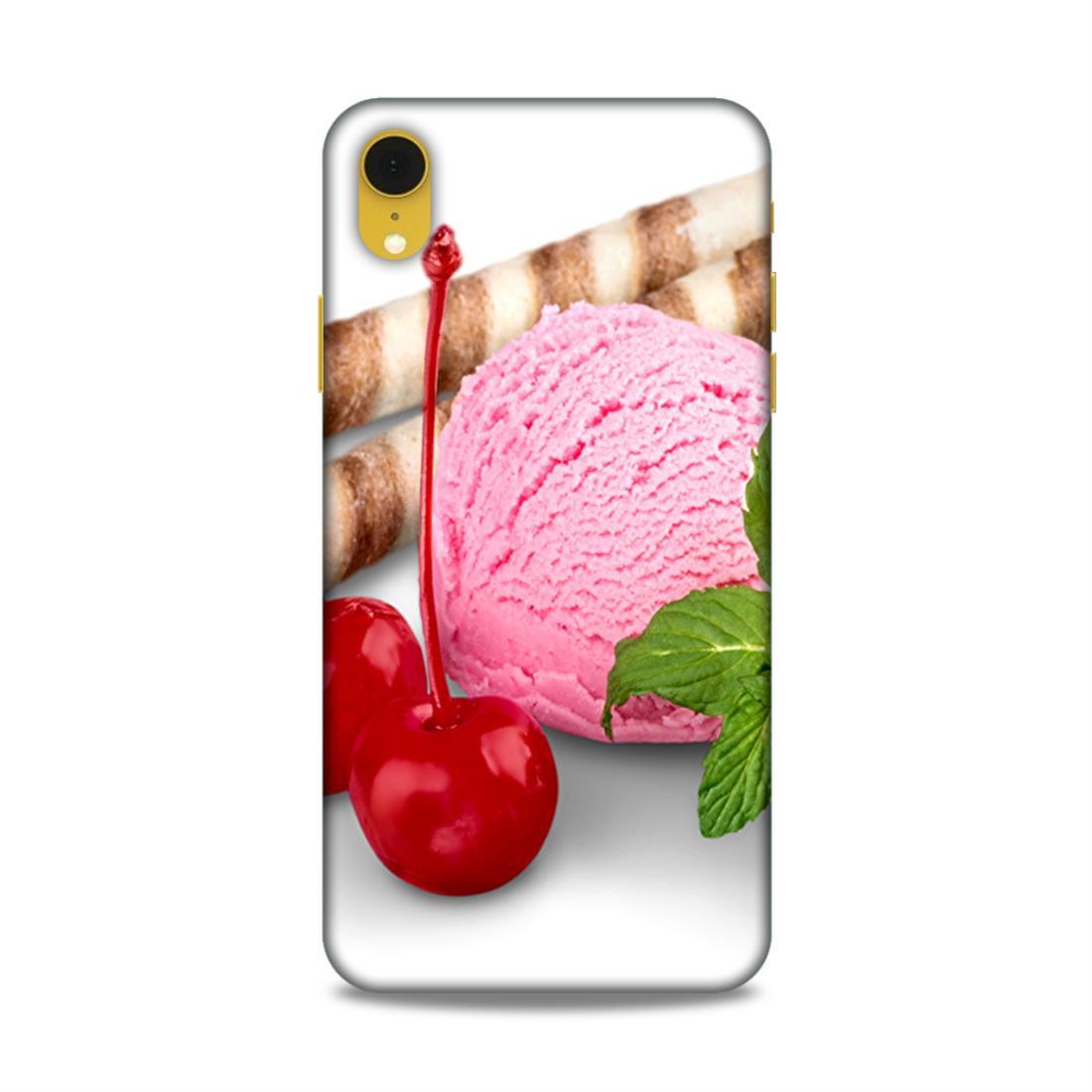 Cherry Icecream iPhone XR Mobile Back Case