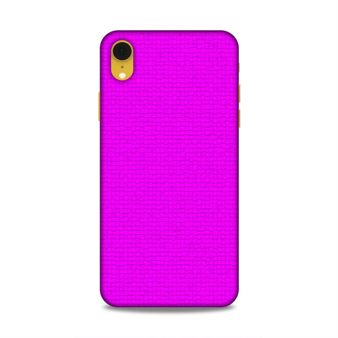 Pink Colour Pattern iPhone XR Mobile Back Case
