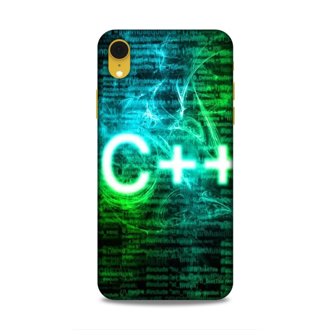 C++ Language iPhone XR Phone Back Case