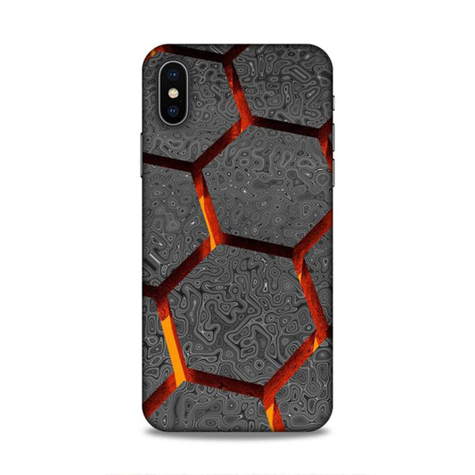 Hexagon Pattern iPhone XS Phone Case Cover