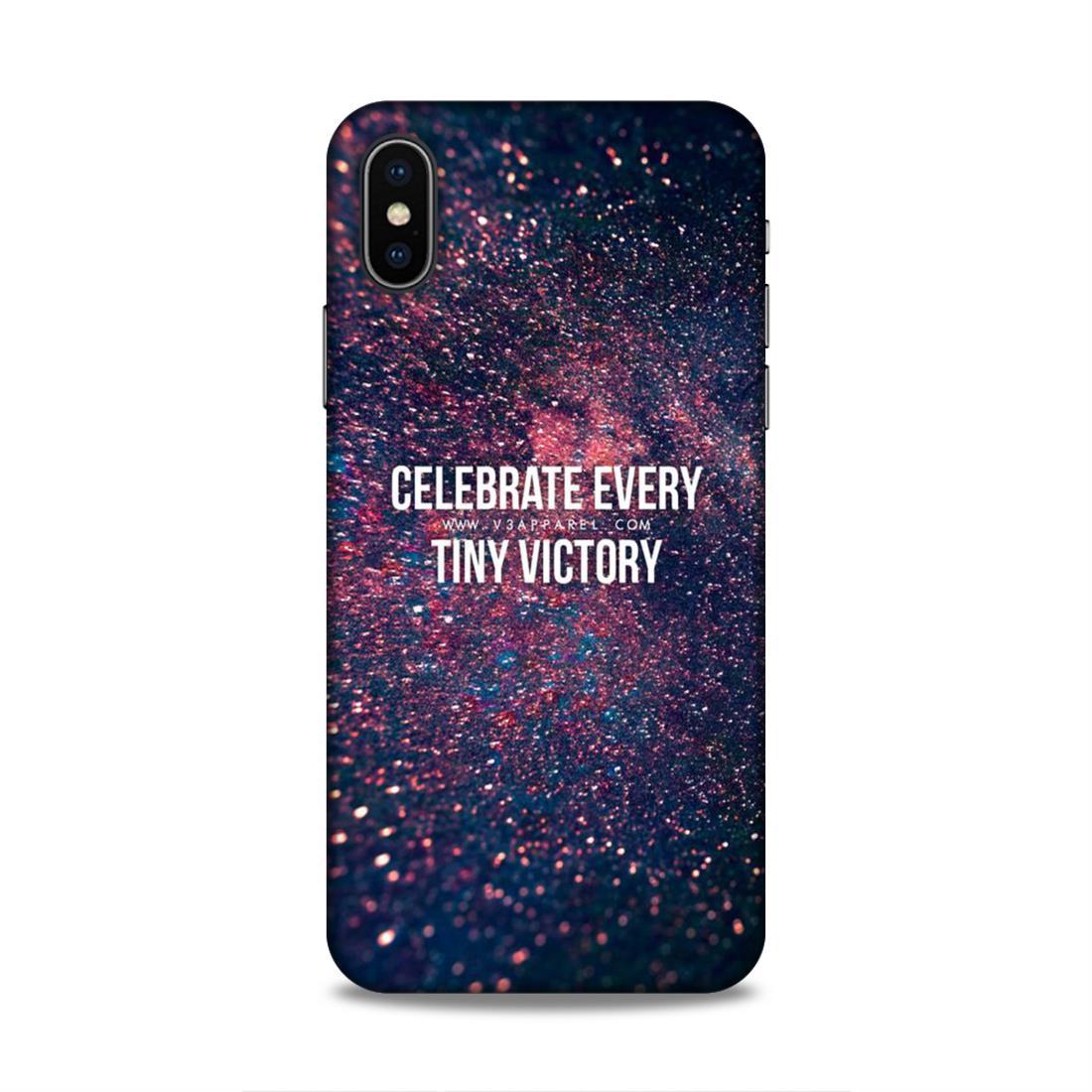 Celebrate Tiny Victory iPhone XS Mobile Cover