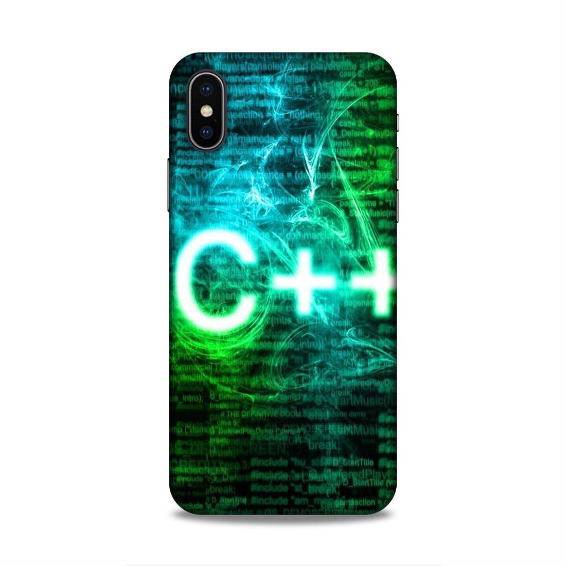 C++ Language iPhone XS Phone Back Case