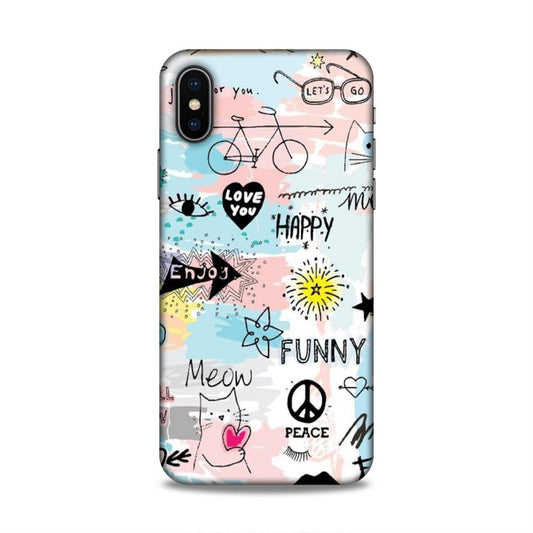 Cute Funky Happy iPhone XS Mobile Cover Case