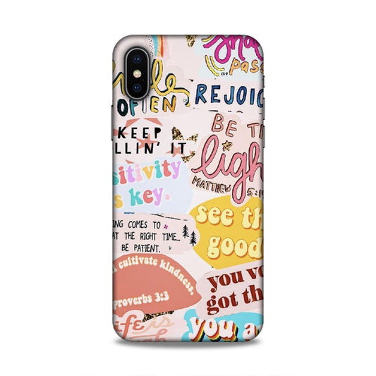 Smile Oftern Art iPhone XS Mobile Case Cover