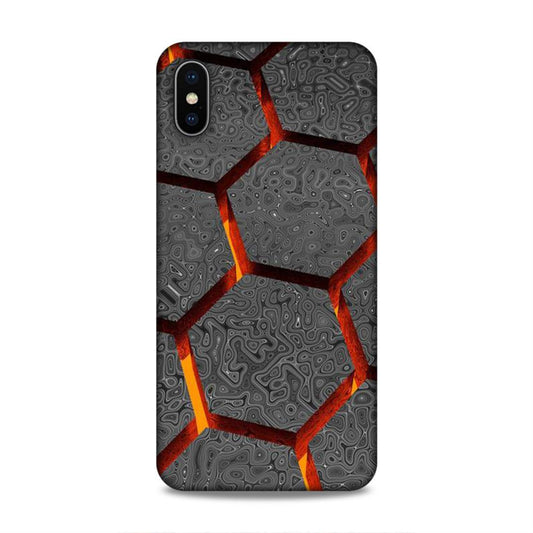 Hexagon Pattern iPhone XS Max Phone Case Cover