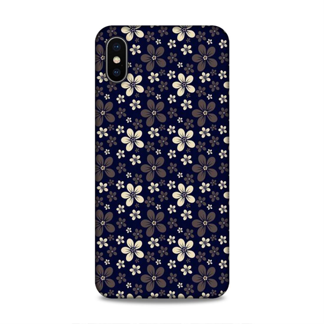 Small Flower Art iPhone XS Max Phone Back Cover