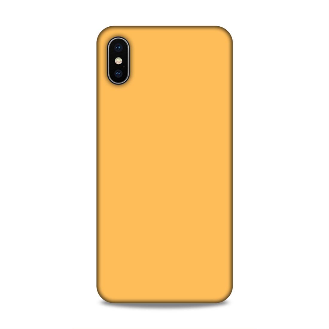 Peach Classic Plain iPhone XS Max Phone Cover Case