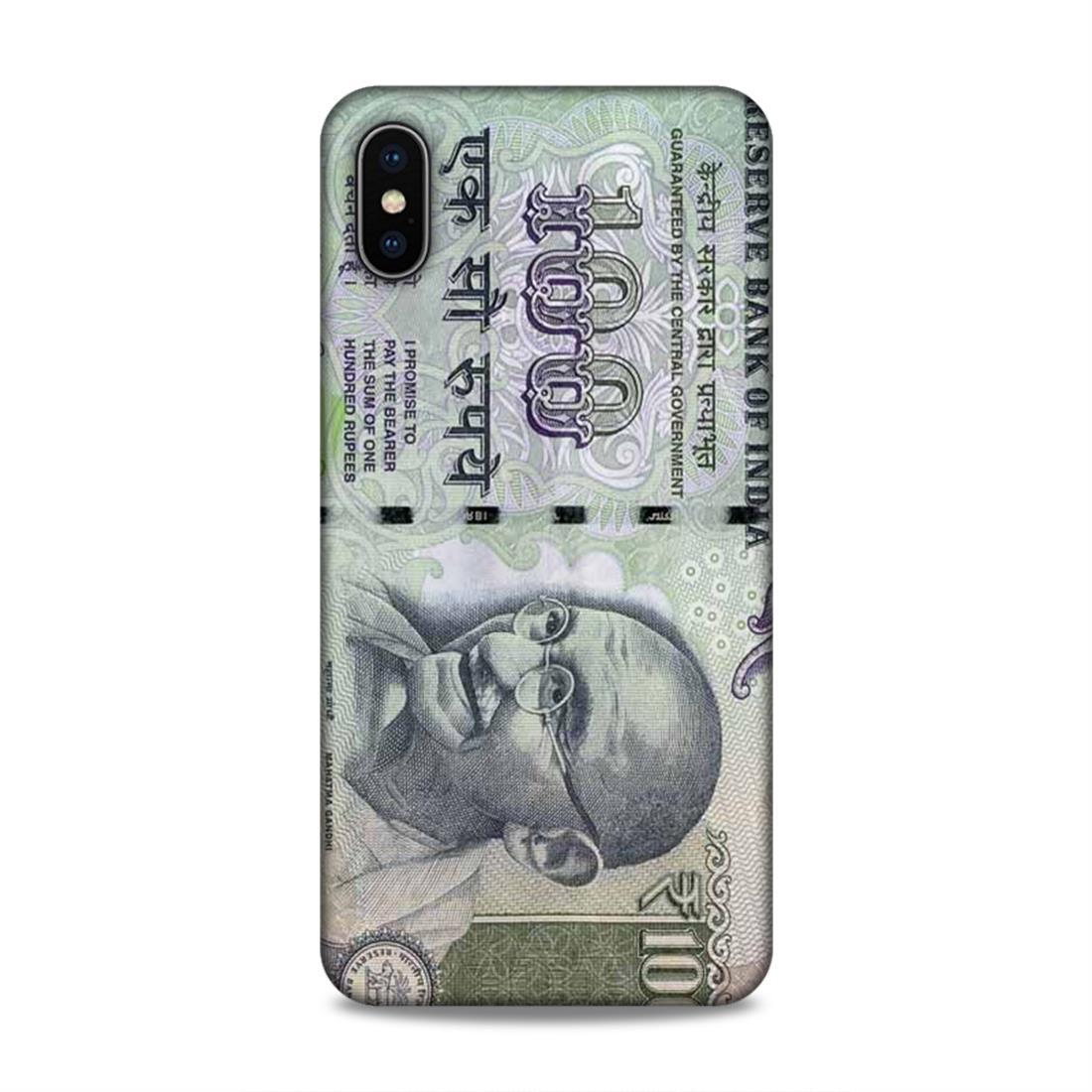 Rs 100 Currency Note iPhone XS Max Phone Cover Case