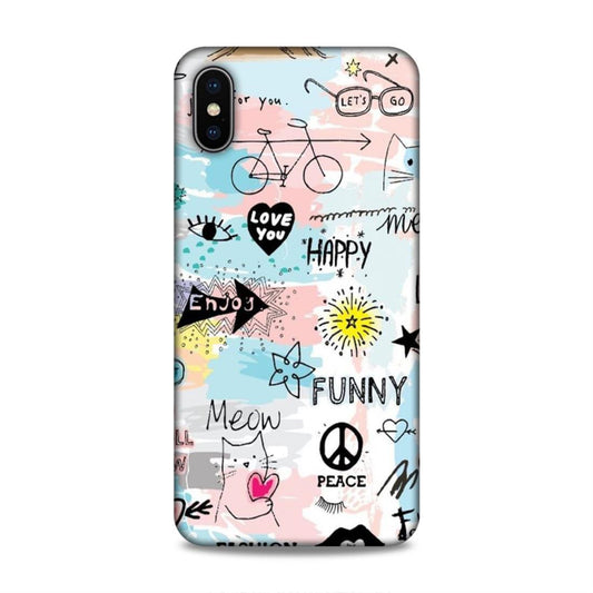Cute Funky Happy iPhone XS Max Mobile Cover Case
