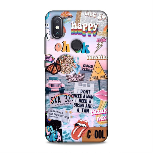 Oh Ok Happy Xiaomi Mi A2 Phone Case Cover