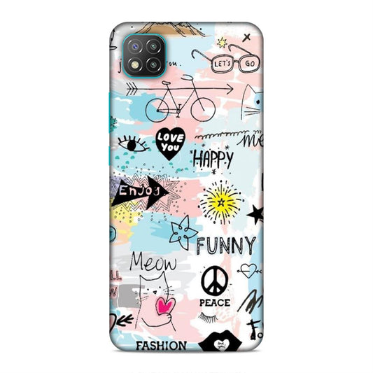 Cute Funky Happy Xiaomi Poco C3 Mobile Cover Case