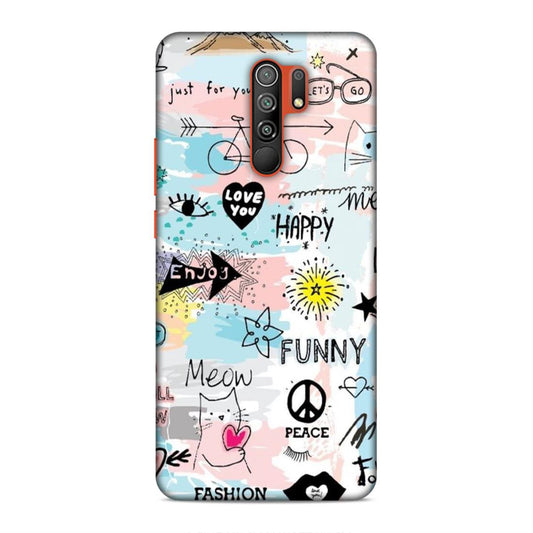 Cute Funky Happy Xiaomi Poco M2 Mobile Cover Case