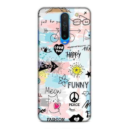 Cute Funky Happy Xiaomi Poco X2 Mobile Cover Case