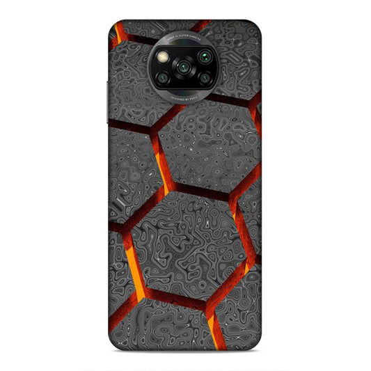 Hexagon Pattern Xiaomi Poco X3 Phone Case Cover