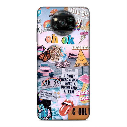 Oh Ok Happy Xiaomi Poco X3 Phone Case Cover
