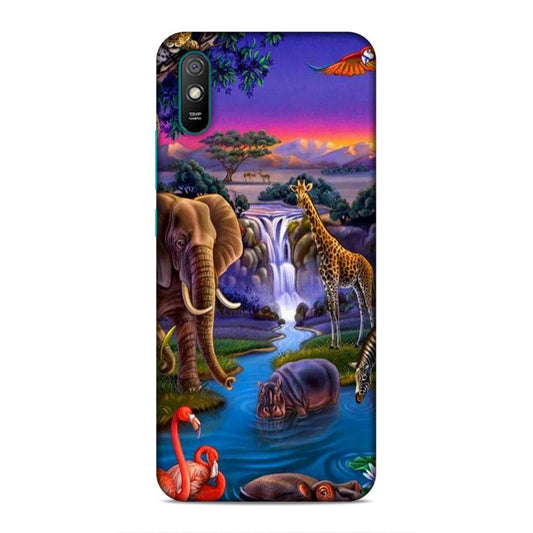 Jungle Art Redmi 9i Mobile Cover