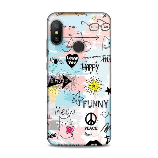 Cute Funky Happy Redmi 6 Pro Mobile Cover Case
