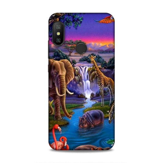 Jungle Art Redmi 6 Pro Mobile Cover