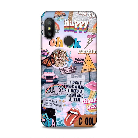 Oh Ok Happy Redmi 6 Pro Phone Case Cover