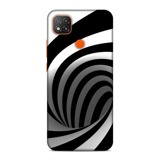 Black And White Redmi 9 Mobile Cover