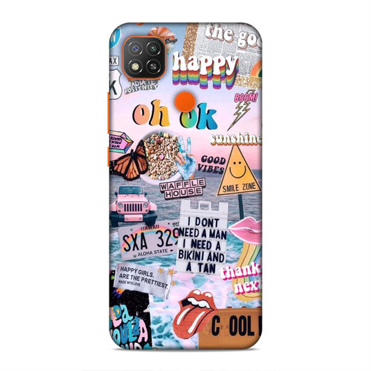 Oh Ok Happy Redmi 9 Phone Case Cover