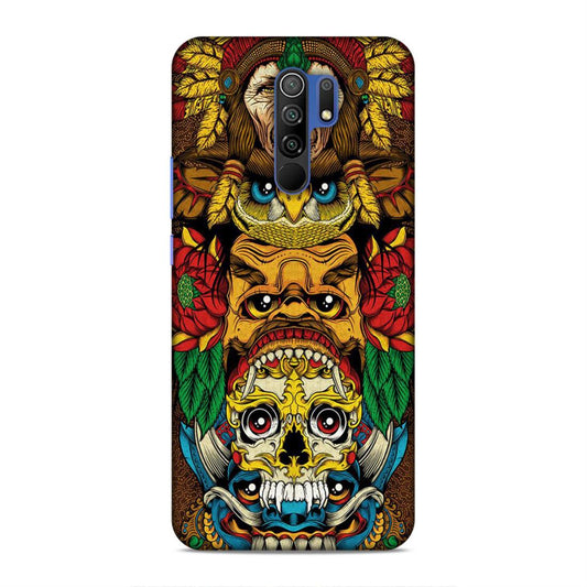 skull ancient art Redmi 9 Prime Phone Case Cover