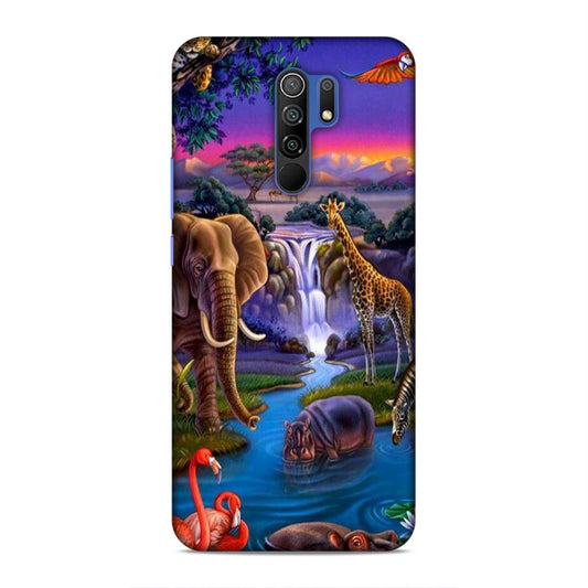 Jungle Art Redmi 9 Prime Mobile Cover