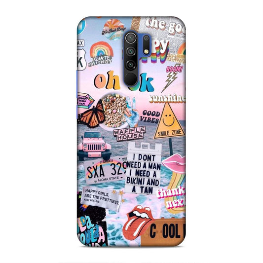 Oh Ok Happy Redmi 9 Prime Phone Case Cover