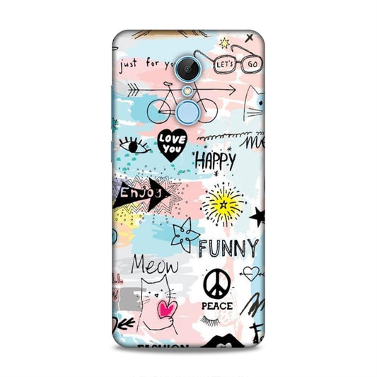Cute Funky Happy Redmi 5 Mobile Cover Case