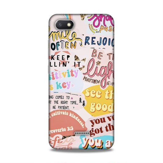 Smile Oftern Art Redmi 6A Mobile Case Cover