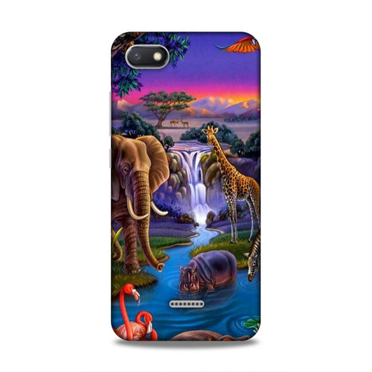 Jungle Art Redmi 6A Mobile Cover