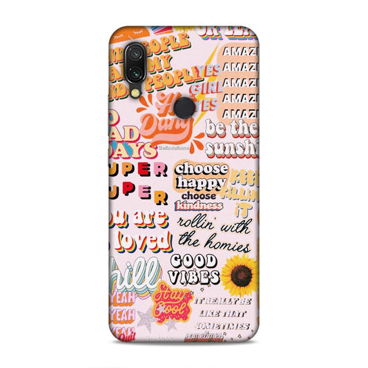 Choose Kindness Redmi 7 Phone Back Case