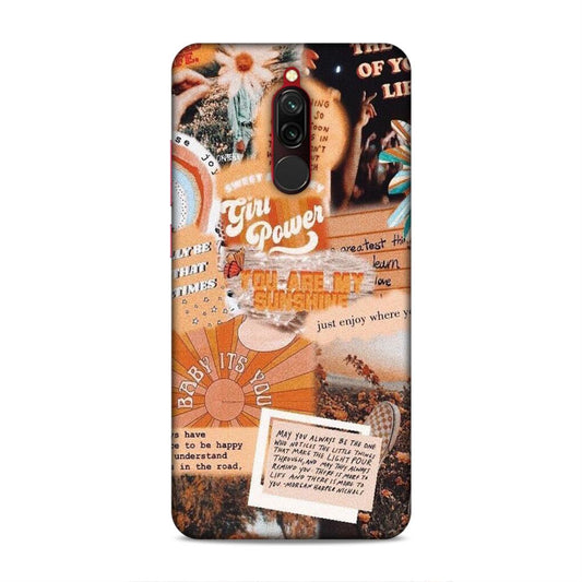 Girl Power Redmi 8 Mobile Back Case