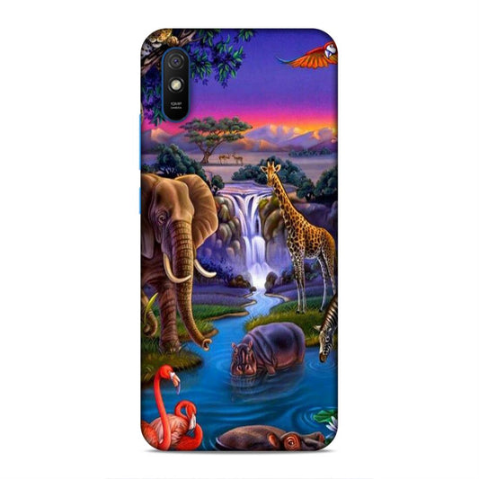 Jungle Art Redmi 9A Mobile Cover