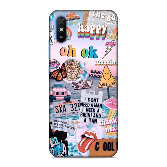 Oh Ok Happy Redmi 9A Phone Case Cover