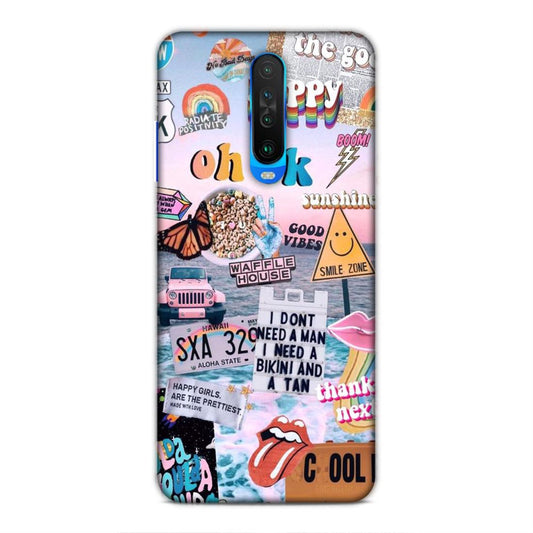 Oh Ok Happy Redmi K30 Phone Case Cover