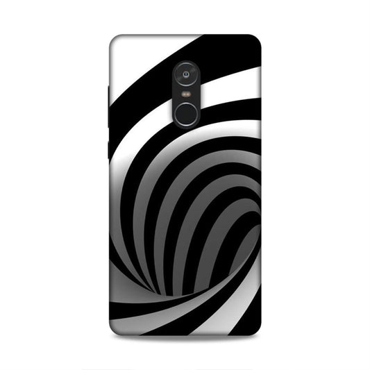 Black And White Xiaomi Redmi Note 4 Mobile Cover