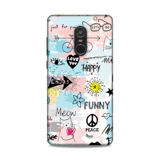 Cute Funky Happy Xiaomi Redmi Note 4 Mobile Cover Case