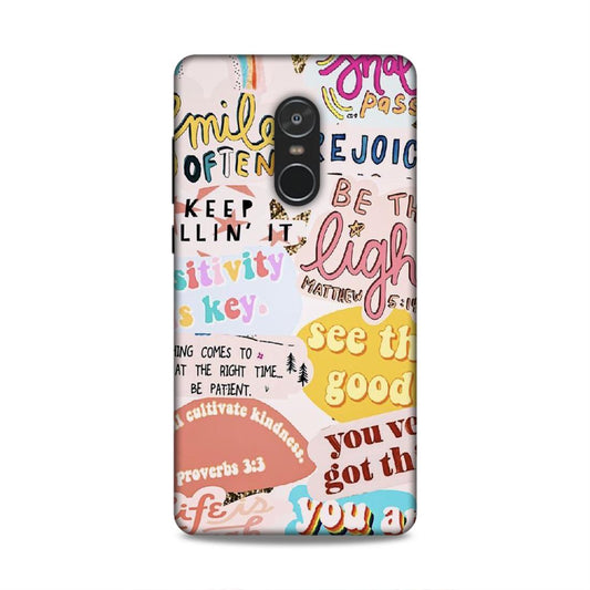 Smile Oftern Art Xiaomi Redmi Note 4 Mobile Case Cover