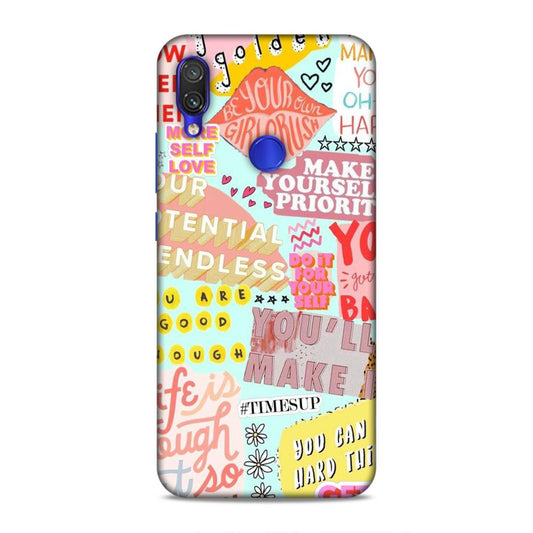 Do It For Your Self Xiaomi Redmi Note 7 Mobile Cover