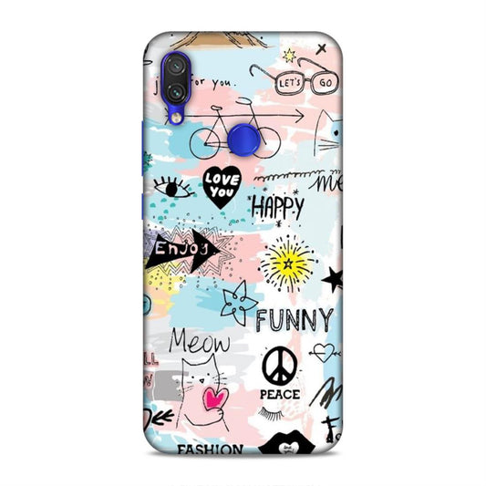 Cute Funky Happy Xiaomi Redmi Note 7 Mobile Cover Case