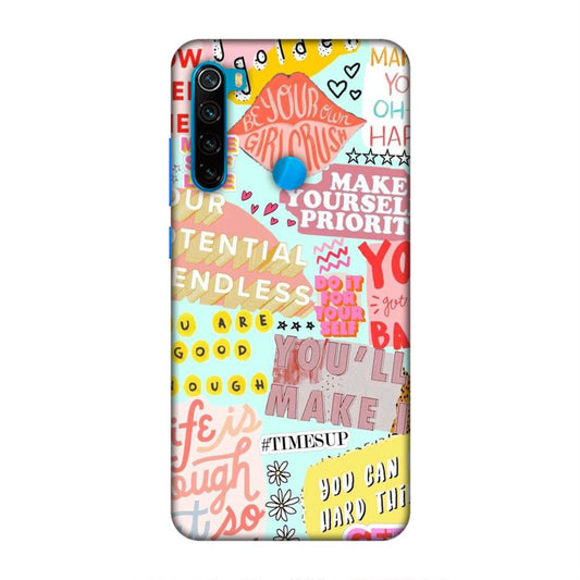 Do It For Your Self Xiaomi Redmi Note 8 Mobile Cover
