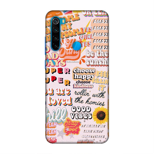 Choose Kindness Xiaomi Redmi Note 8 Phone Back Case