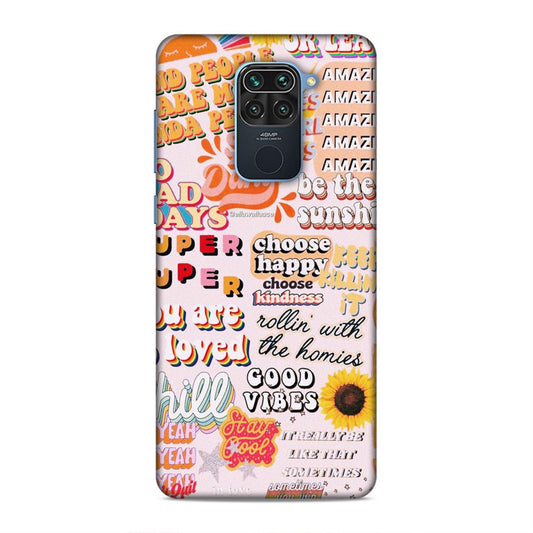Choose Kindness Xiaomi Redmi Note 9 Phone Back Case