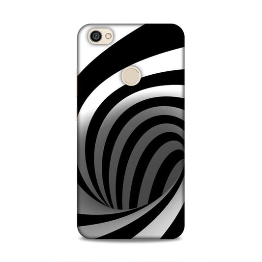 Black And White Redmi Y1 Mobile Cover