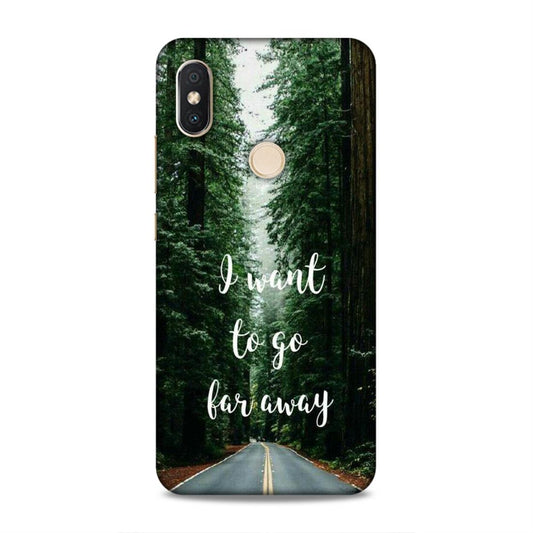 I Want To Go Far Away Redmi Y2 Phone Cover