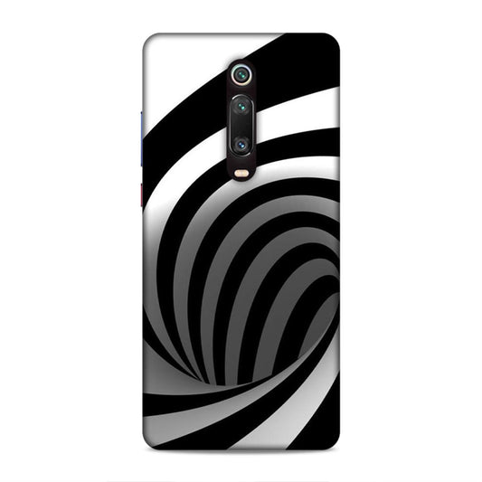 Black And White Redmi K20 Pro Mobile Cover
