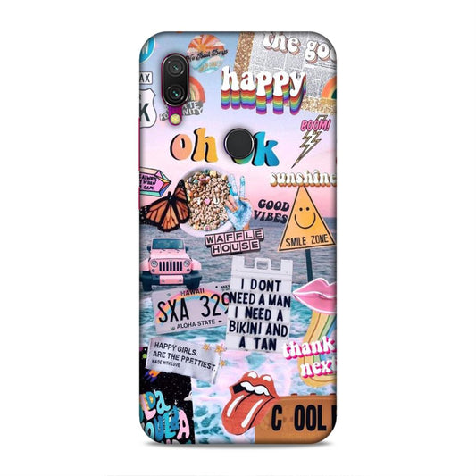 Oh Ok Happy Redmi Y3 Phone Case Cover